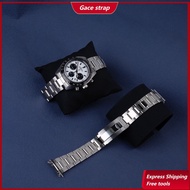 For 20mm Seiko Panda PROSPEX SSC813 Silver Middle Polish Oyster Watchband bracelet