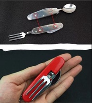 多功能折疊刀叉～ 出街食飯可以用私家刀叉啦