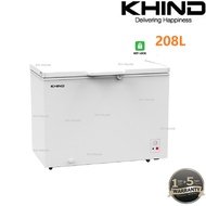 Khind Chest Freezer /Peti Beku /Peti Daging FZ208 (208 L)
