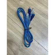 Transparent 1.5M 2-2 RCA Cable Transparent 1.5m RCA Cable/ 1.5m RCA 2-2 Cable/