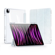 Bao da case ipad Dux Ducis Unid cho iPad Air 6/ 5/ 4/ Ipad Pro 11 M1/ M2 có khe cắm bút pencil auto 