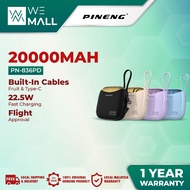 Pineng PN-836PD Built-In Cable 22.5W 20000MAH Power Bank