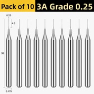 HUHAO | PCB Drilling Micro Small Tungsten Carbide Drill Bits 0.20-1.0mm