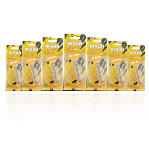 Aeron 5/20pcs VANILLA Scent Car Air Freshener, Natural Tea-Scented Paper, Car-Mounted Hanging Type, 