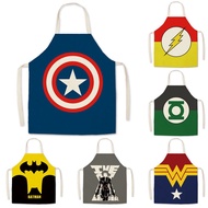 Marvel Heroes Art Apron For Kids Cute Apron Personalized Apron Waterproof Apron Kitchen Baking Apron