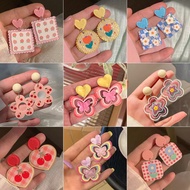 Dopamine Earrings Dopamine Jewelry Ear Clip Earrings Earrings Dopamine Girl Colorful Classy All-Matc