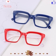 FKILLA Reading Glasses Diopter +1.0~+4.0 Square Portable Oversized