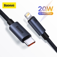 Baseus USB C Cable For i13 12 11 Pro Max PD 20W Fast Charging For i 8 Quick Charge Data Cable USB Ty