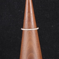 CARTIER(卡地亞)  18K玫瑰金 鑽石 玫瑰金 Etincelle de Cartier系列 半圈排鑽戒指 18K