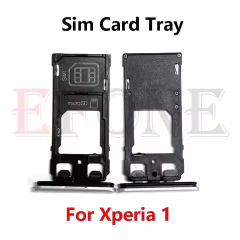 For Sony Xperia 1 II Sim Card Slot Tray Holder Sim Card Reader Socket