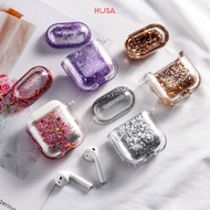 Airpod Pro/4/3/2/1 glitter Case made of HUSA 2-layer PC plastic