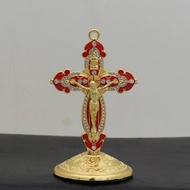 CROSS STATUE WITH COTTON BASE 10cm