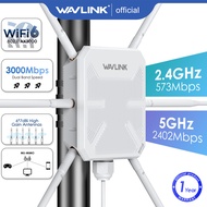 WAVLINK WiFi6 Outdoor Access Point Dual Band 2.4G+5G AX3000 Long Range Outdoor WiFi Mesh Extender wi