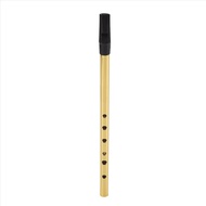 (LAA1) Brass Irish Whistle Flute Clarinet Tin Clarinet D Metal Flute Musical Instrument Beginner Ess