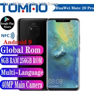 ◙✘♚Global Rom Huawei Mate 20 Pro Mobile Phone HiSilicon Kirin 980 6GB 8GB RAM 128GB 256GB ROM 6.39inch 40MP Camera Googl