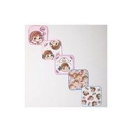 [Direct from Japan]Maruma Mini Towel 5-Pack Peko&amp;Poko Peko-chan Funny Girl Character Goods for Preschool Entrance Preparation Nursery School Kindergarten Elementary School Girls 2965012100