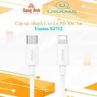 USAMS SJ712 30W Type-C to Ln 1m – YD Series Fast Charging Cable