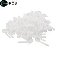 GVB ⭐READY STOCK ⭐100pcs/ 1g White Plastic Measuring Spoon/ Gram Scoop Food Baking Medicine Powder