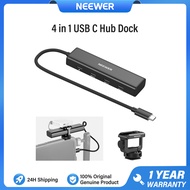 NEEWER 4 In 1 USB C Hub 3.1 Gen2 100W PD พร้อมตัวล็อคขาตั้งเย็น PS020E