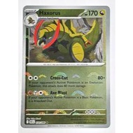 Pokemon TCG Card Haxorus SV Black Bolt 070/086 Pokeball Reverse Holo
