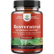 Youthful Trans Resveratrol Supplement - Resveratrol Capsules with AMPK Activator for Cellular Health
