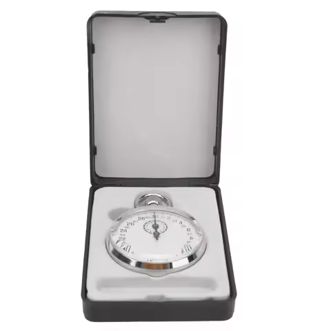 Handheld Mechanical Stopwatches for Track Races Featuring 30/60 Second Dials and Pause Function Mech