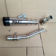 SC project S1 motorcycle exhaust + slip-on Ninja 250, CBR 250, CBR150 facelift