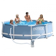 Intex 26702 สระว่ายน้ำ Metal Frame Pool 10 ฟุต เครื่องกรองไส้กรอง ของใหม่**ของแท้100% **จัดส่งไว