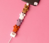 〖 Pre-order 預購｜韓國文創 〗Dinotaeng Quokka cable protector 短尾矮袋鼠／BOBO／棉花糖／數據線保護套（多款）