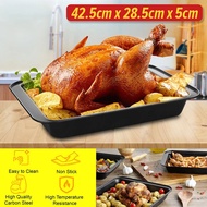 Chiaw77 [ 42.5cm x 28.5cm x 5cm ] Premium Nonstick Coating Roaster Pan / Dulang Memanggang Memasak /