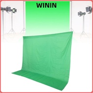 WININ Chroma Key Backdrop Cloth, 3x3m Green Green Screen, Foldable Non-woven fabric Content Creation