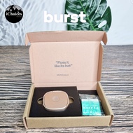 BURST _ Refillable Dental Floss Set with Mint Eucalyptus Aroma 30m ไหมขัดฟันชาร์โคล กลิ่นมิ้นยูคาลิป