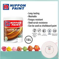 Nippon Paint 18L Satin Glo | Interior Wall Paint