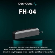 DeepCool FH-04 4-Port Fan Hub 4Pin PWM Splitter Branch HUB Cable Port