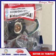 ORI AHM Fitting Lampu Cop Socket Soket Fiting Belakang Depan Motor Honda Astrea Grand Supra X Legend