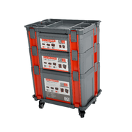 G.house HUMMER ชั้นกล่องเครื่องมือพลาสติก 3 ชิ้น พร้อมล้อเลื่อน รุ่น TH6302023 จัดส่งเร็ว