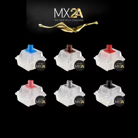 CHERRY MX2A switch RGB, Brown Red Blue Black Silver Silent Red switches,For Hot swappable mechanical
