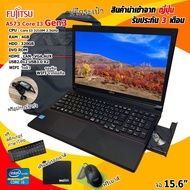 FUJITSU A573 Core i3 gen3 โน๊ตบุ๊คมือสอง Notebook ขนาด 15.6นิ้ว คาราโอเกะ ดูหนัง ฟังเพลง