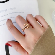 [ Terbaru ] Cincin Titanium Wanita Mewah / Cincin Wanita Anti Karat Dan Luntur Selamanya / Cincin Wa