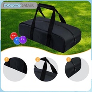 [mojotorw7] Bocce Ball Storage Bag Holds up to 8 Balls Pouch Portable Compartment Carrying Bag Bocce