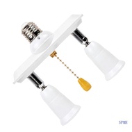SUP E27 Lamp Base Splitter E27 to E27 E26 for Desks Closets and Utility Lighting