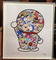 **已裝裱** 村上隆 / 限量1000 哆啦A夢 叮噹 親筆簽名 art print 版畫 Takashi
