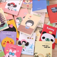 M22 Buku Tulis Memo Kecil Motif Kartun Notebook Note Pad Catatan Mini