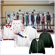 PS2 All of Us Are Dead Men and Women Baseball Jacket Tracksuit Casual Fashion Oversized Sweatshirts 