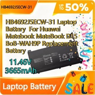 11.46V 3665mAh High Quality HB4692J5ECW-31 Laptop Battery  For Huawei Matebook MateBook D15 BoB-WAH9