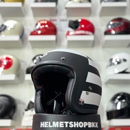 หมวกกันน็อคเปิดหน้า BELL CUSTOM 500 PARLOR MATTE BLACK WHITE
