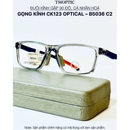 CK123 B5036 C2 Unisex Smoke Gray Transparent Acetate High Quality Sports Glasses Frame