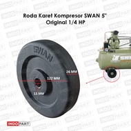 Original SWAN 5" Compressor Rubber Wheel | SWAN 1/4 HP Air Compressor Wheel