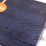 🔥廠家直髮🔥廠家定制藍色變色pu皮質麻將盒 手提麻將骰子籌碼禮品包裝皮箱