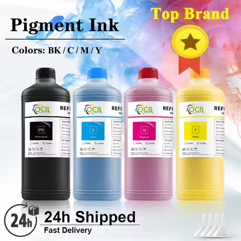 1000ML*4 Pigment Ink T9451-T9454 T9441 T9461 T9461 T9651 T9661 For epson WorkForce Pro WF-C5290 C579